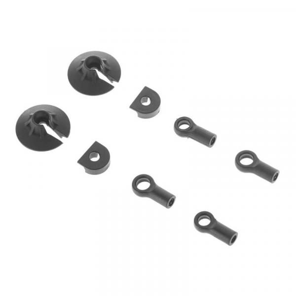 Shock Rod End Set: Nero (2)