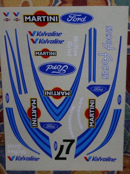 Dekor Satz Ford Focus Martini 1/8