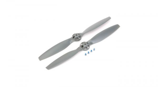 Blade 350 QX: Prop Grau RD + LD (BLH7820B)