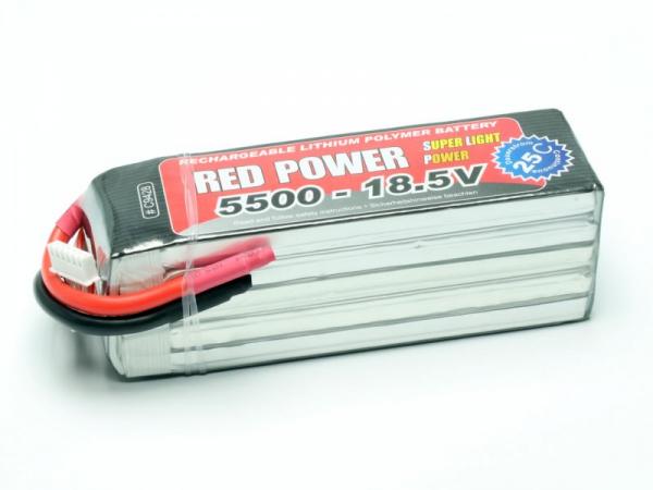 LiPo Akku RED POWER SLP 5500 - 18,5V