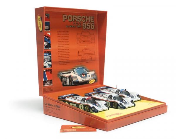 1/32 SICW02 PORSCHE 956C Rothman's (3 Car Set) n.1,2,3 Le Mans 1982