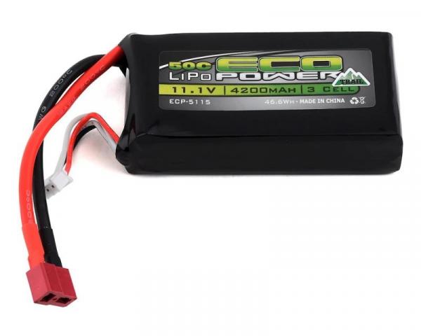 Trail 3S Shorty 50C LiPo Batterie EcoPower (11.1V/4200mAh)