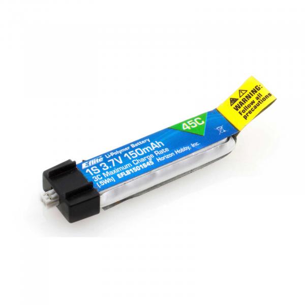 3.7V 150mAh 1S 45C LiPo Battery: PH 1.25 (Ultra Micro)