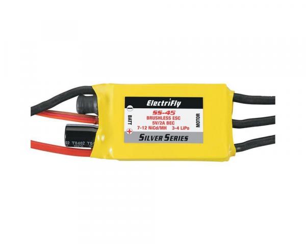 HOBBICO GPM GREAT PLANES GPMM1840 Brushlessregler Silver Series 45A ESC 5V 2A BEC