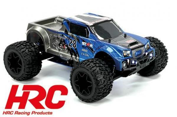 1/10 XL Elektrisch- 4WD Monster Truck - RTR - HRC NEOXX - Brushless - Scrapper BLAU/SCHWARZ