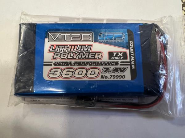 VTEC Lithium Polymer TX only 3600mAh 7,4V