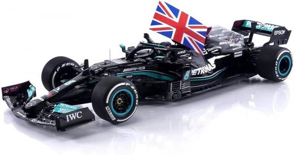 Minichamps 110211144 1:18 Mercedes-AMG Petronas Formula One Team W12 E Performance-Hamilton-Winner British GP 2021