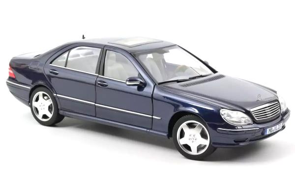 Mercedes Benz S55 AMG dunkelblau metallic 2000