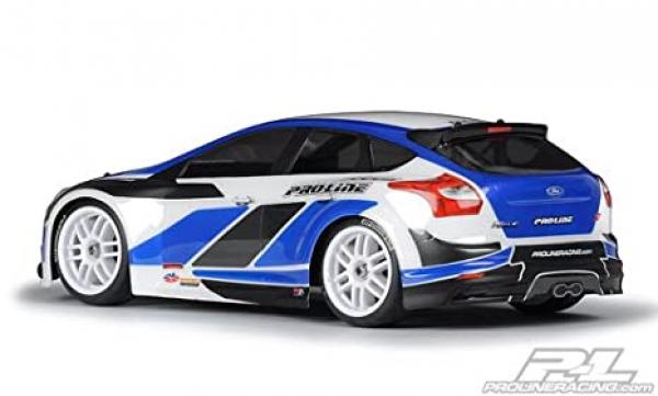 2012 Ford Focus ST Clear Body for 1/16 Rally Chassis