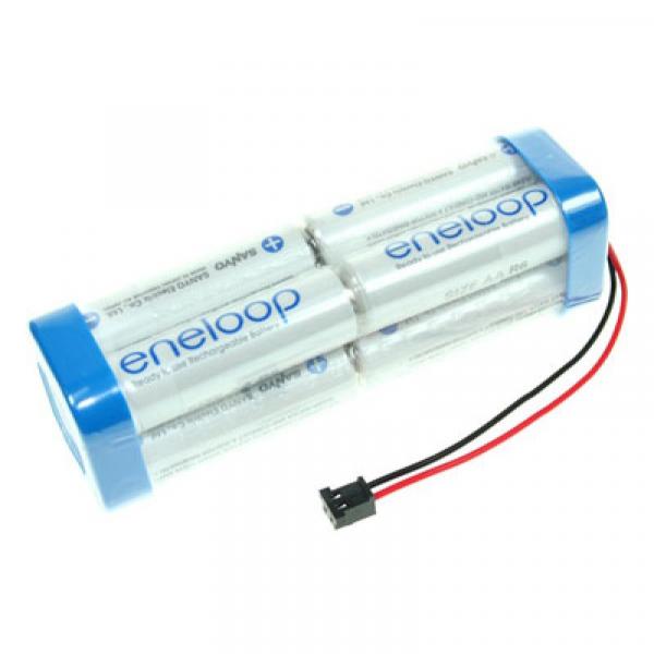 eneloop AA Akkupack Doppelwürfel Ni-MH 9,6V 2000mAh