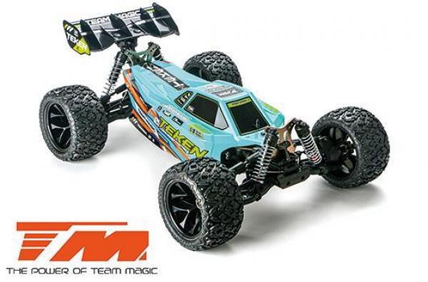 1/8 XL elektrisch - 4WD Truggy - RTR - 2500kv Brushless Motor - 4S - Team Magic TEKEN Mint-Grün