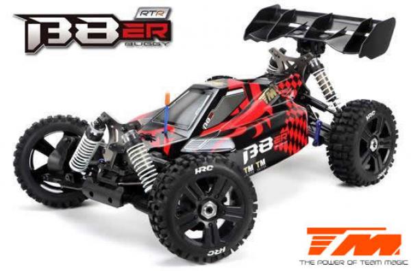 1/8 Elektrisch - 4WD Buggy - RTR - 2500kv Brushless Motor - 4S - Wasserdicht - Team Magic B8ER Rot/Schwarz