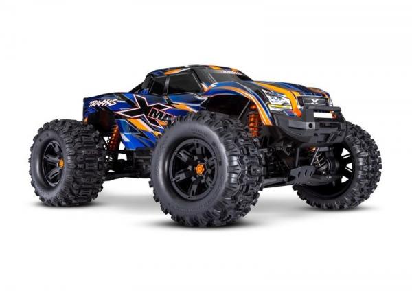 X-MAXX 4X4 VXL ORANGE 1/7 MONSTER-TRUCK RTR BRUSHLESS, OHNE AKKU UND LADEGERÄT 8S BELTED