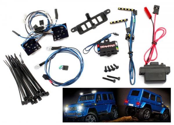 LED Licht-Set kpl mit Power-Supply für #8811 oder 8825 Karo TRAXXAS (+ Linsen)