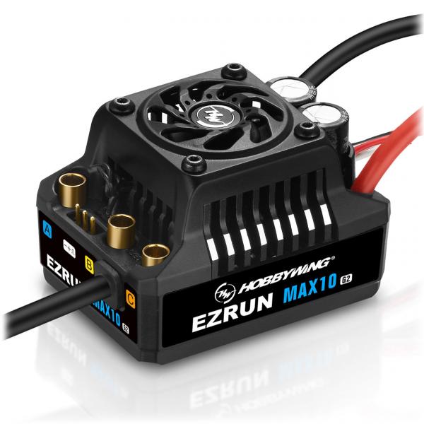 Hobbywing Ezrun MAX10 G2 Regler 140 Amp, 2-4s LiPo, BEC 5A