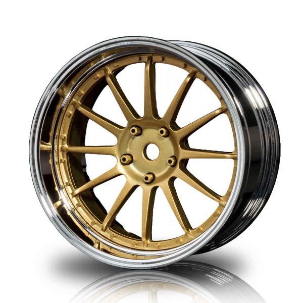 MST Drift Felge 21 Silber-Gold Offset verstellbar (4)