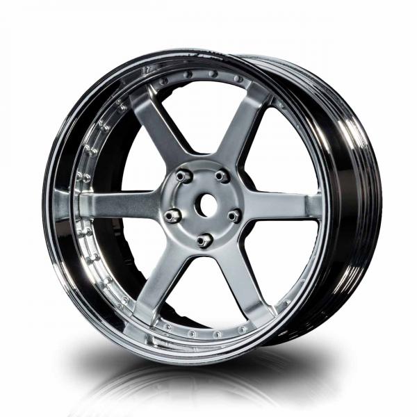 MST Drift Felge 106 Silber-Silbermatt Offset verstellbar (4)